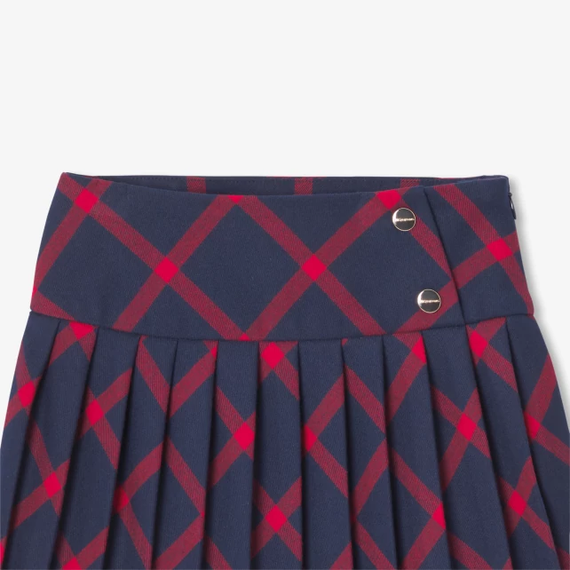 Jupe enfant fille à carreaux