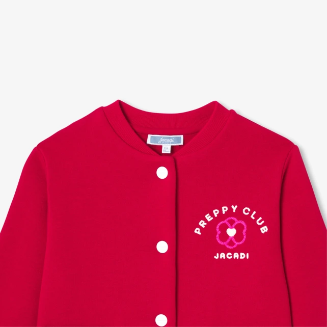 Cardigan Teddy enfant fille en molleton