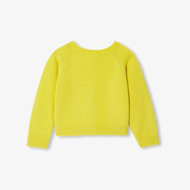 Cardigan bébé fille en laine et cachemire