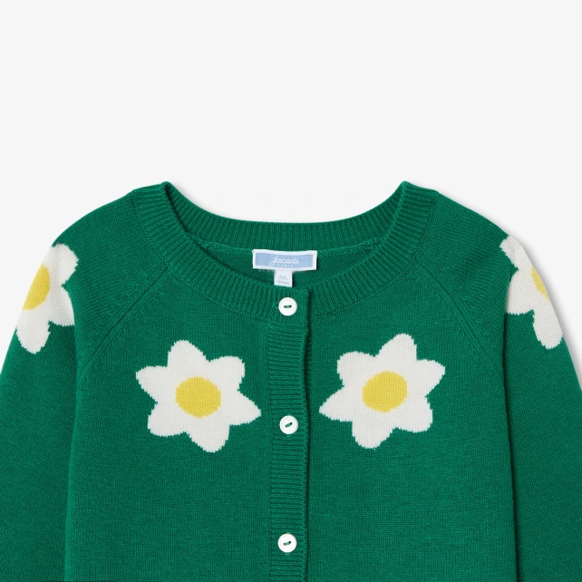 Cardigan enfant fille en laine