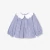 Blouse bébé fille en popeline rayée
