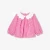 Blouse bébé fille en popeline rayée