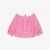 Blouse bébé fille en popeline rayée