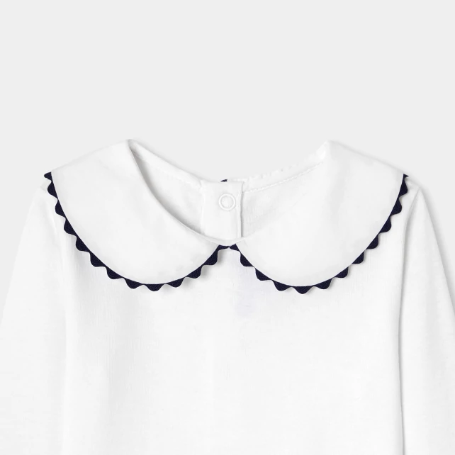 Body bébé fille col Claudine