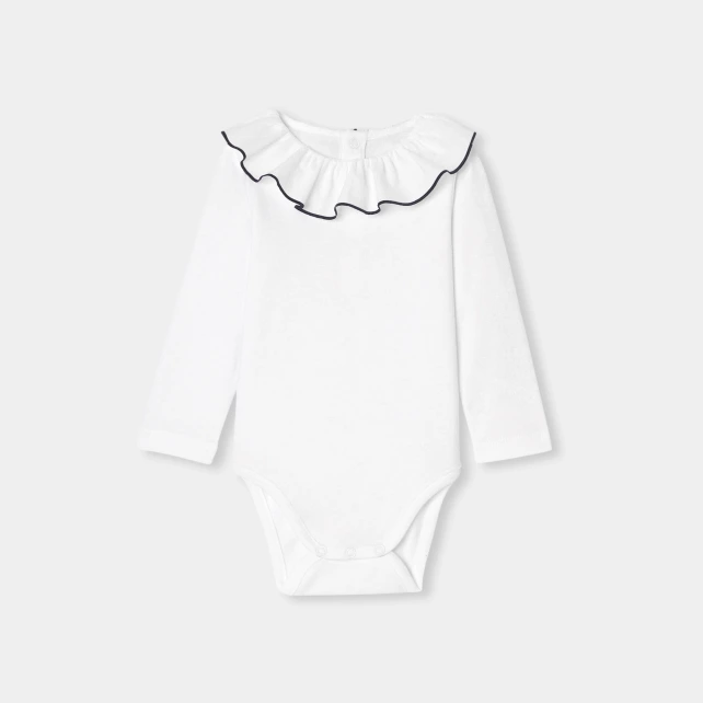 Body bébé fille en coton jersey