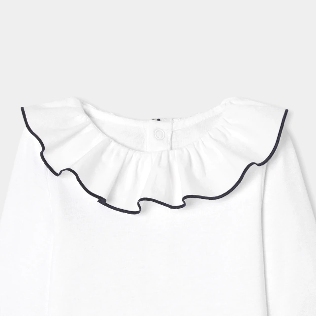 Body bébé fille en coton jersey