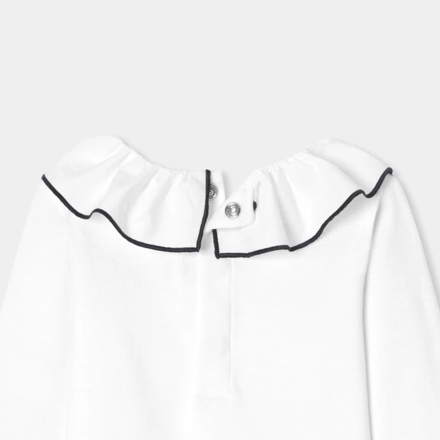 Body bébé fille en coton jersey