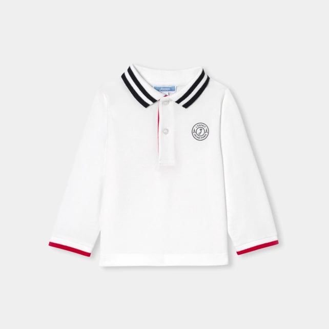 Polo bébé garçon manches longues