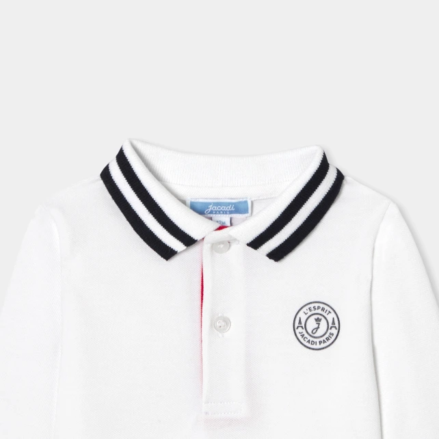 Polo bébé garçon manches longues