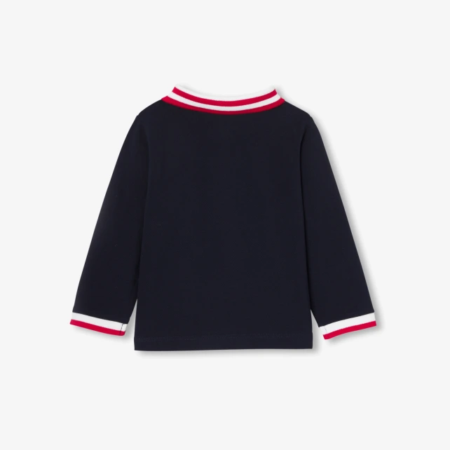 Polo bébé garçon manches longues