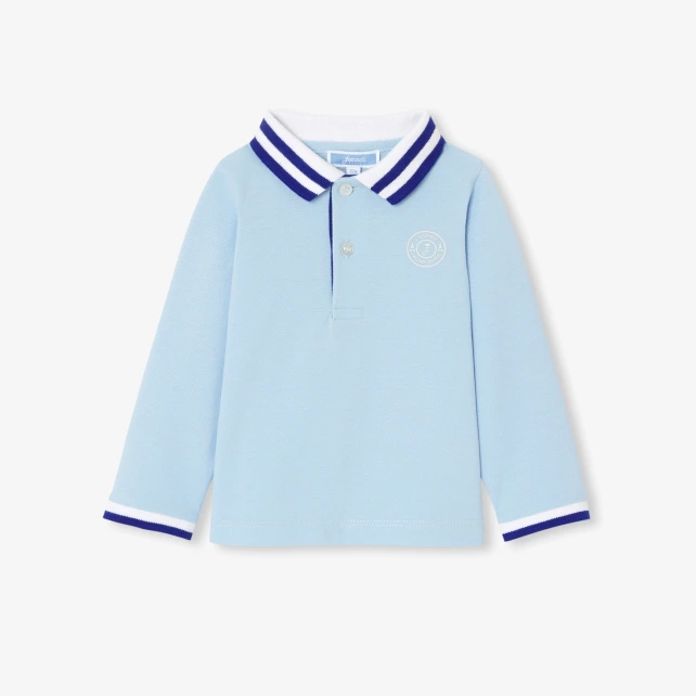 Polo bébé garçon manches longues