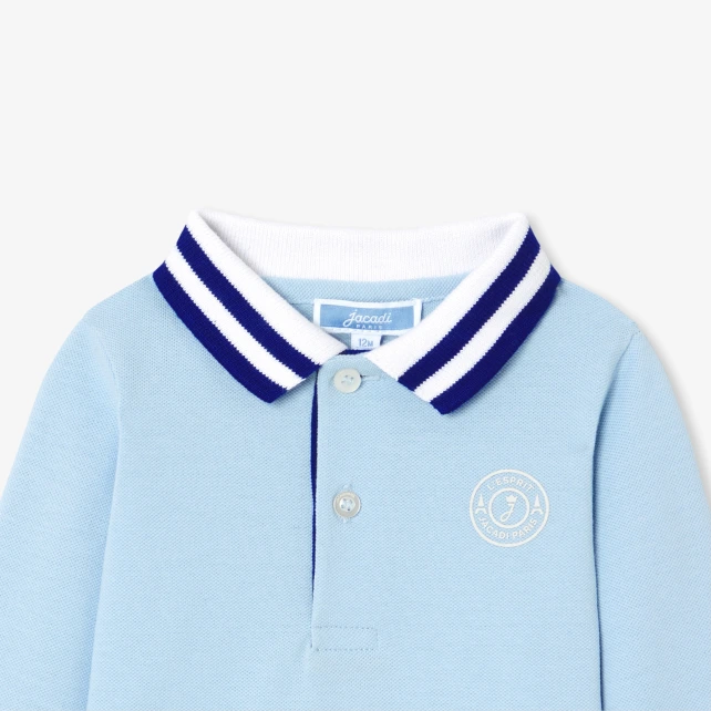 Polo bébé garçon manches longues
