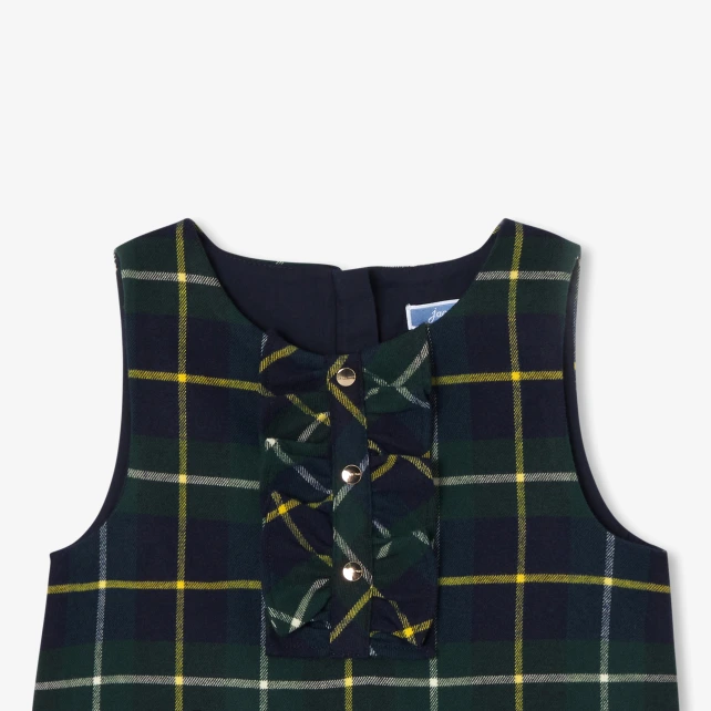 Robe chasuble enfant fille en flanelle