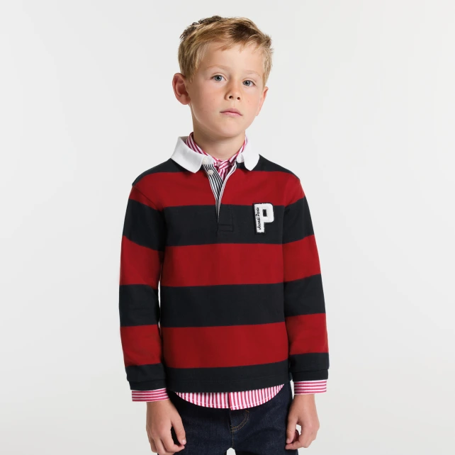 Polo rugby enfant garçon
