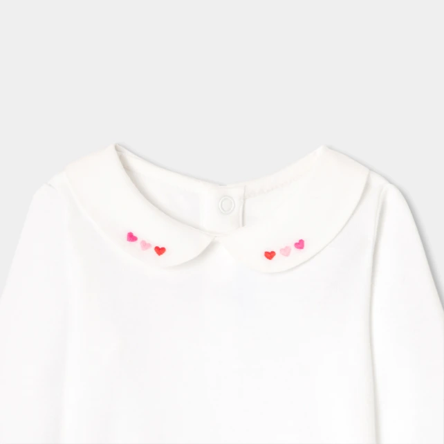 Body bébé fille en coton