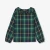 Blouse enfant fille en tartan