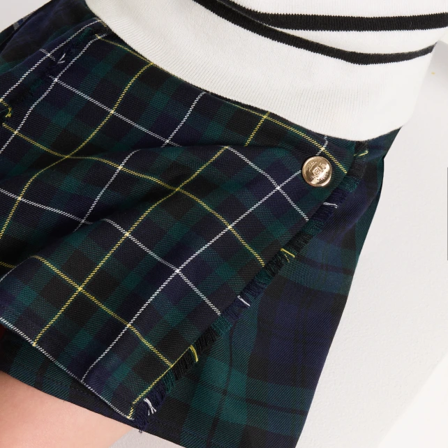 Jupe enfant fille en tartan