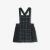 Robe chasuble bébé fille en tartan