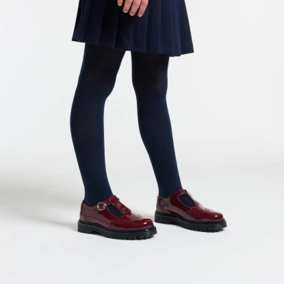 Salomés enfant fille en cuir verni