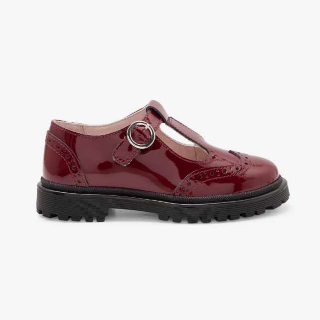 Salomés enfant fille en cuir verni