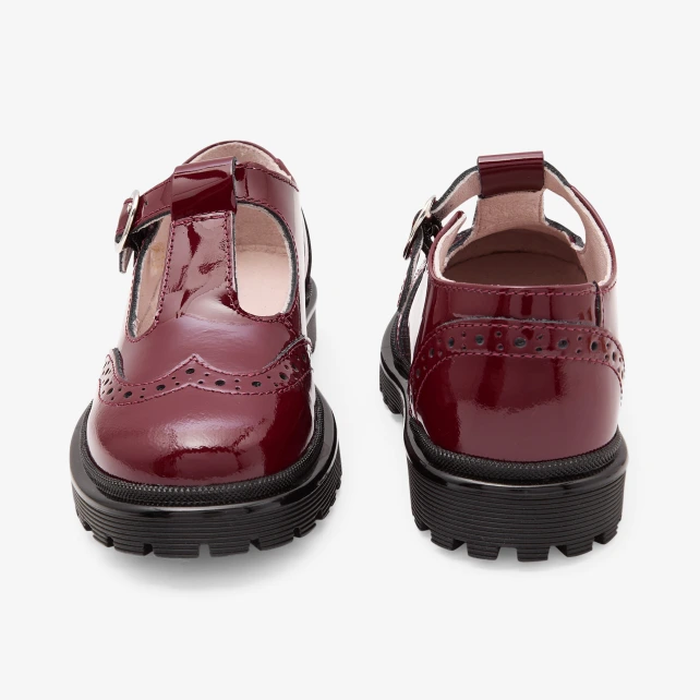 Salomés enfant fille en cuir verni
