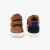 Tennis montantes bébé garçon en cuir lisse