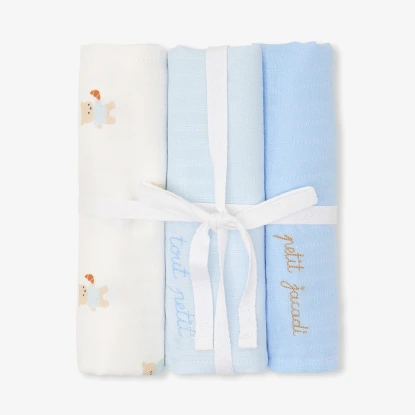 Lot de 3 langes