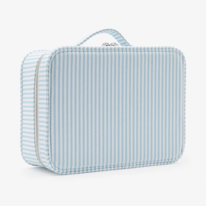 Valise bébé coton enduit rayé