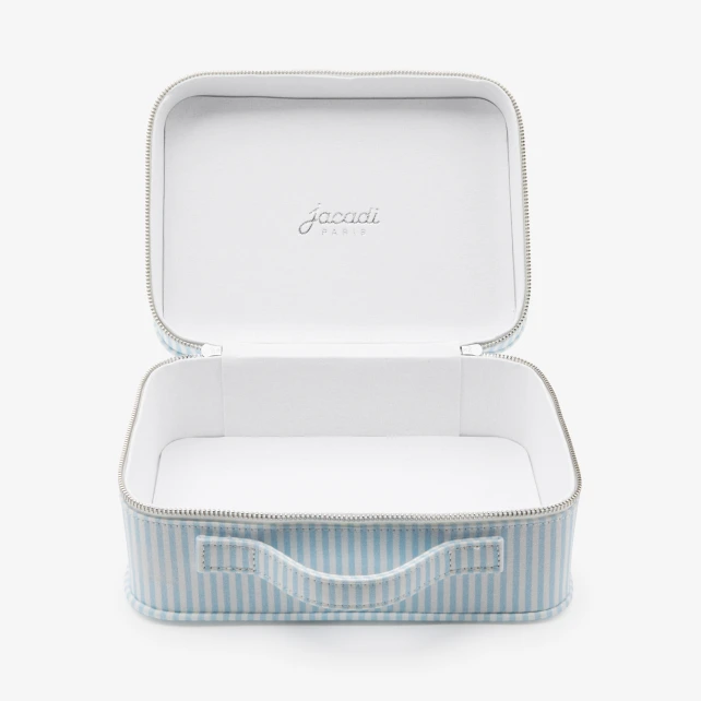 Valise bébé coton enduit rayé