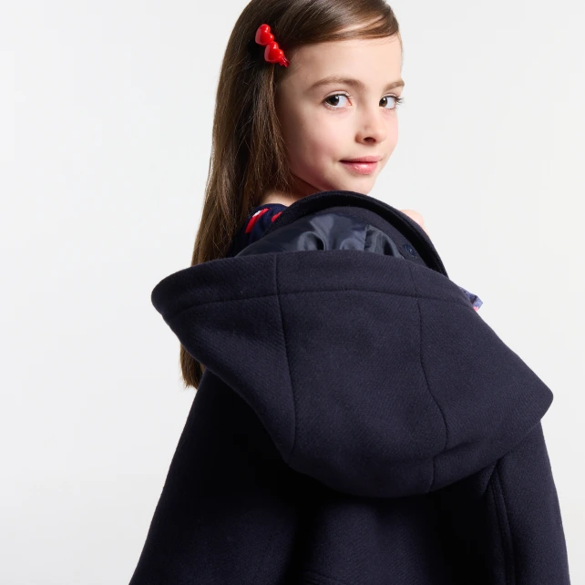 Manteau enfant fille en laine