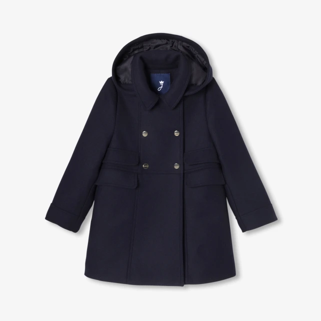 Manteau enfant fille en laine