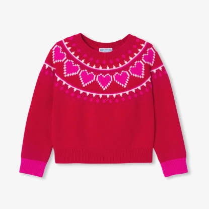 Pull de Noël enfant fille