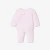 Ensemble bébé fille en coton point mousse