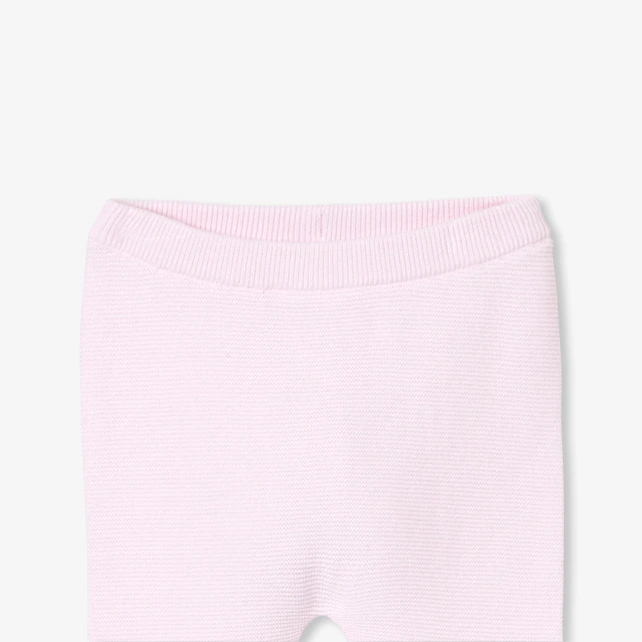 Ensemble bébé fille en coton point mousse