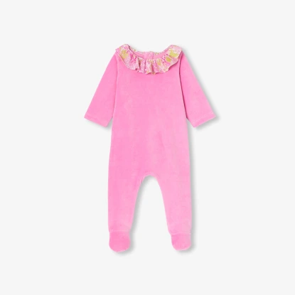 Pyjama bébé fille en velours