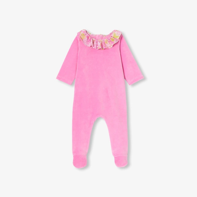 Pyjama bébé fille en velours