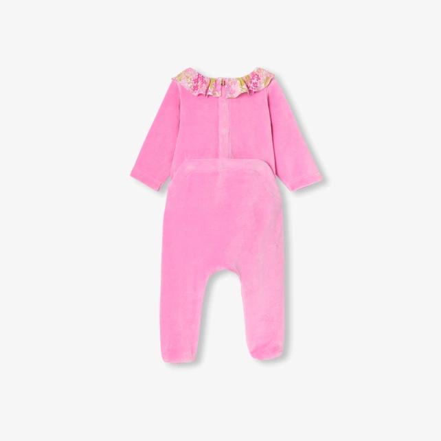 Pyjama bébé fille en velours