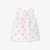 Robe chasuble bébé fille en piqué de coton