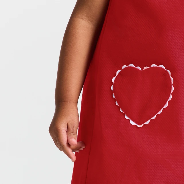 Robe sans manches bébé fille en piqué de coton