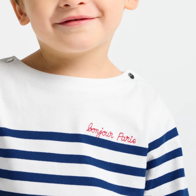 Marinière bébé en coton