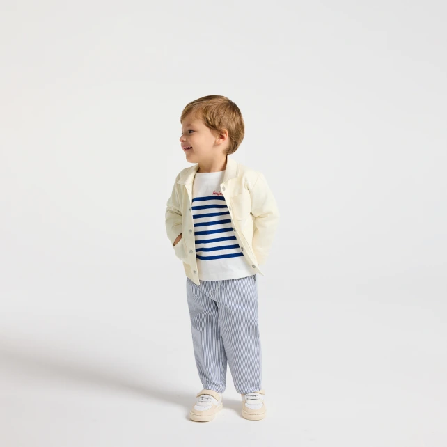 Veste worker bébé en coton