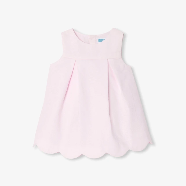 Robe bébé fille en piqué de coton sans manches