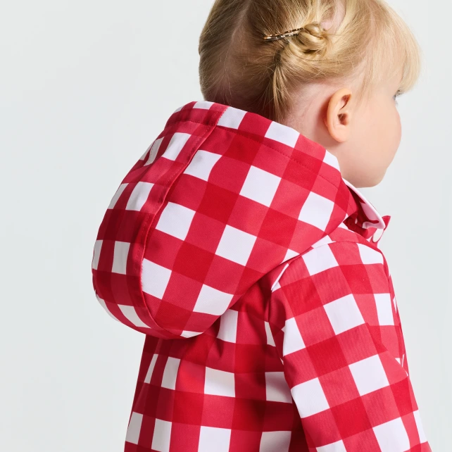 Manteau paletot bébé fille en vichy