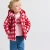 Manteau paletot bébé fille en vichy