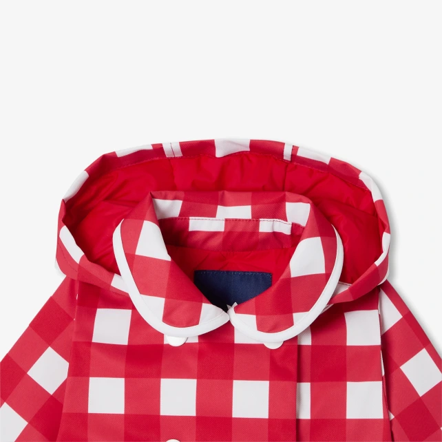 Manteau paletot bébé fille en vichy