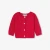 Cardigan bébé fille en coton point mousse