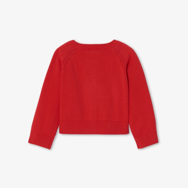 Cardigan bébé fille en coton