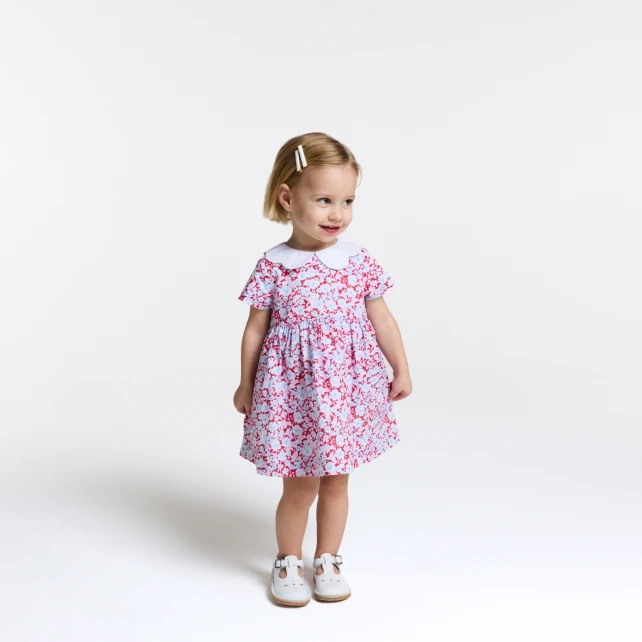 Robe bébé fille en tissu Liberty