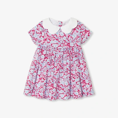Robe bébé fille en tissu Liberty