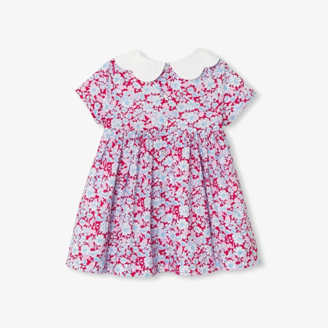 Robe bébé fille en tissu Liberty